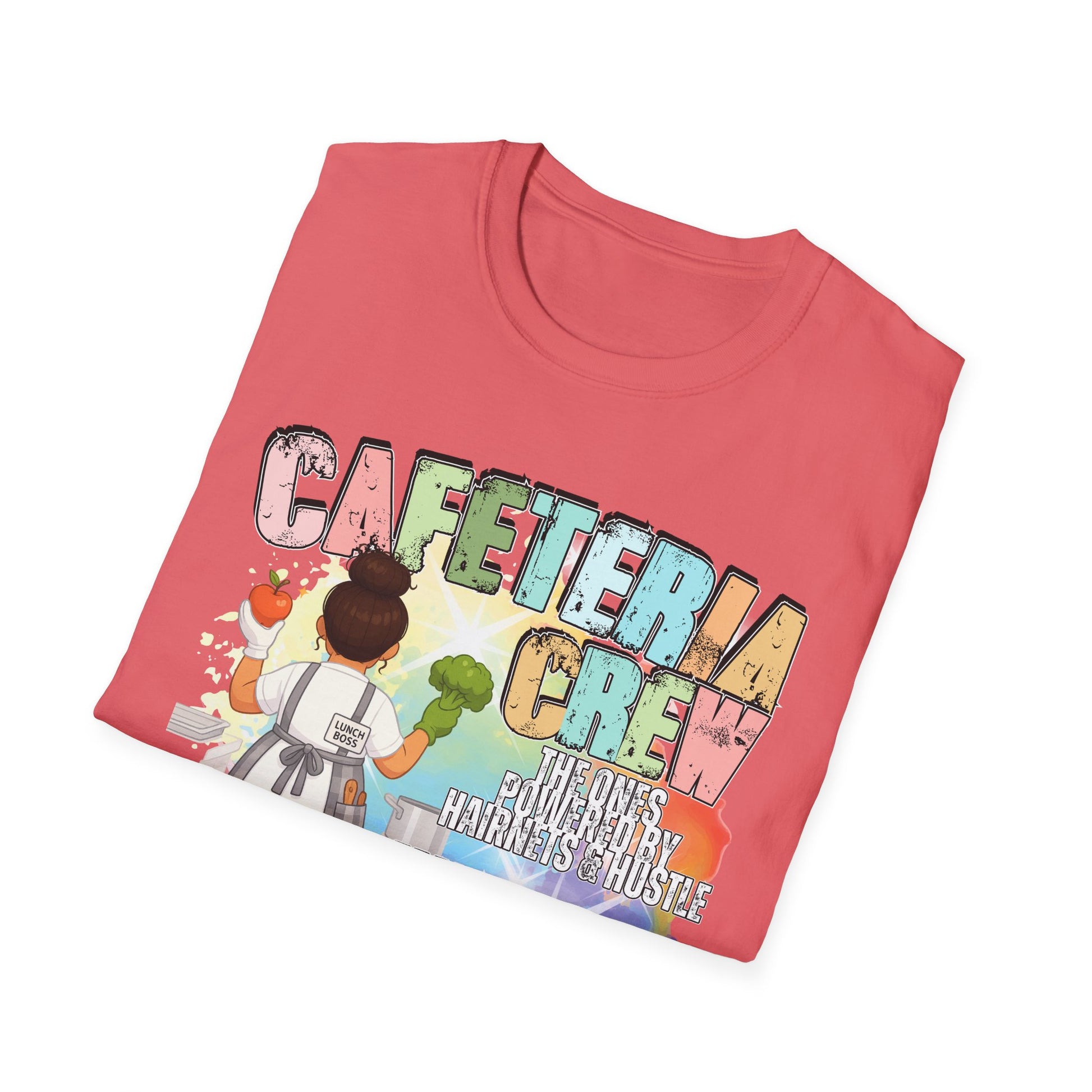 Cafeteria Crew for School Staff - Don't Forget Your Fruits and Vegetables * Front Design Only
