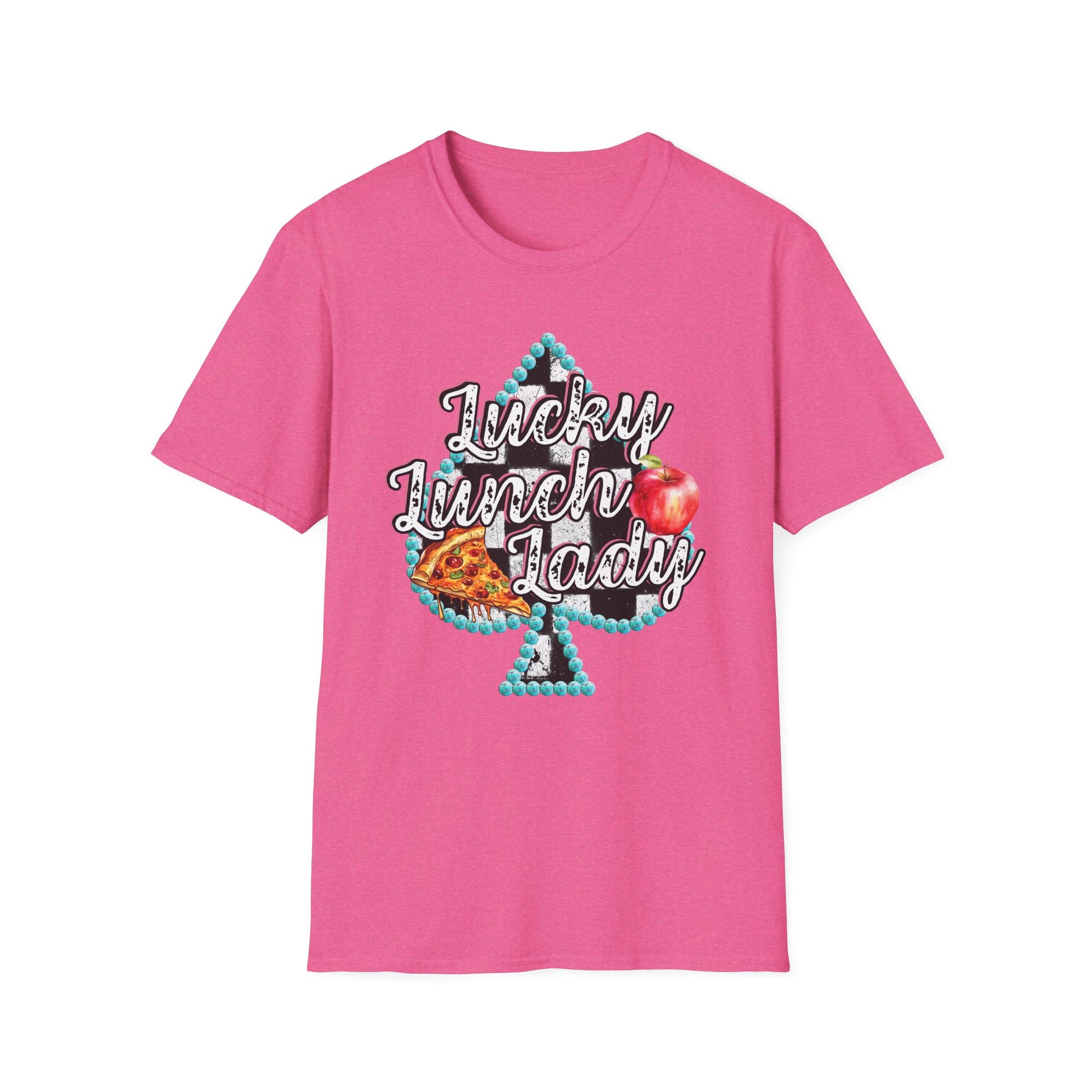 Lunch Lady Checkered Spades T-Shirt