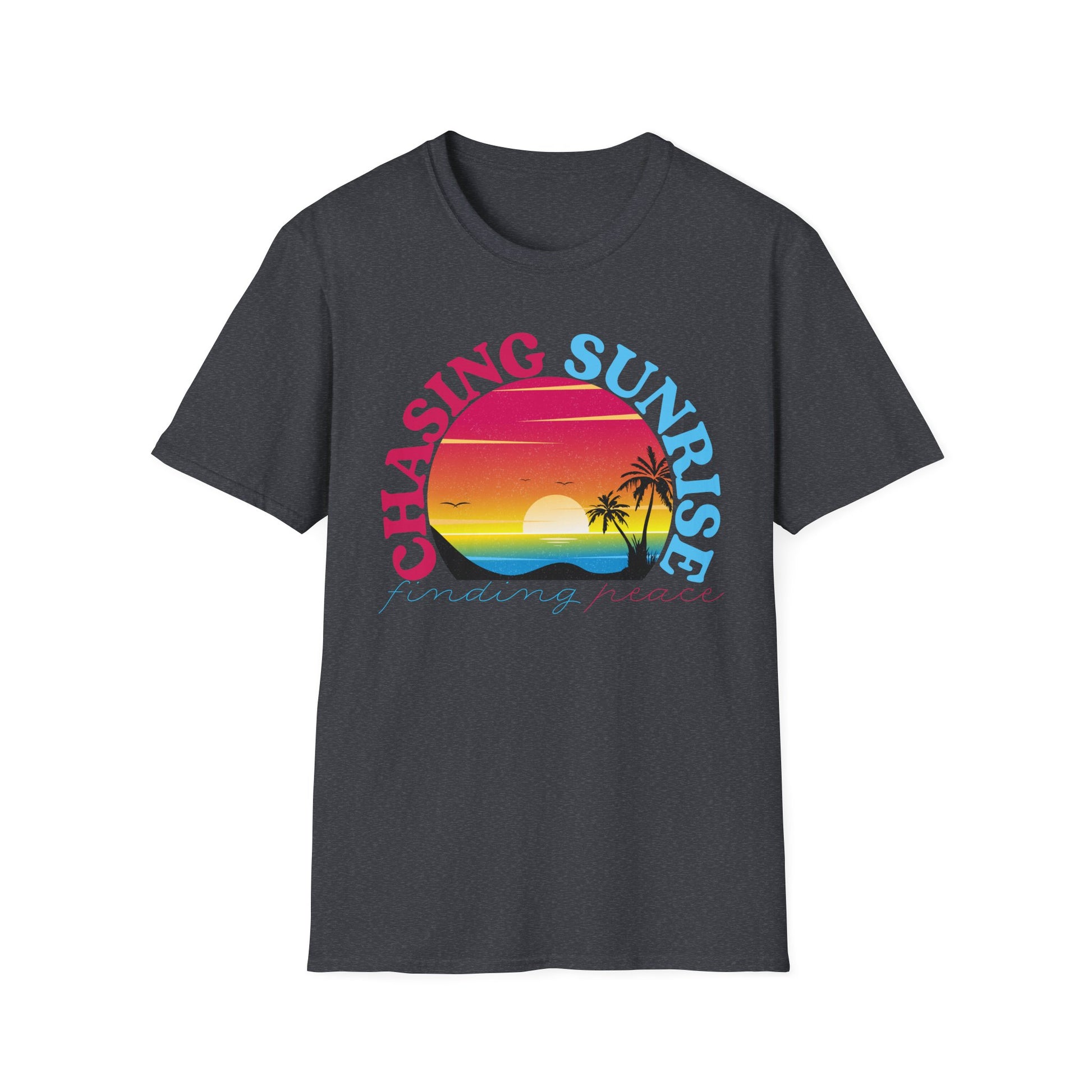 Chasing Sunrise, Finding Peace Unisex T-Shirt