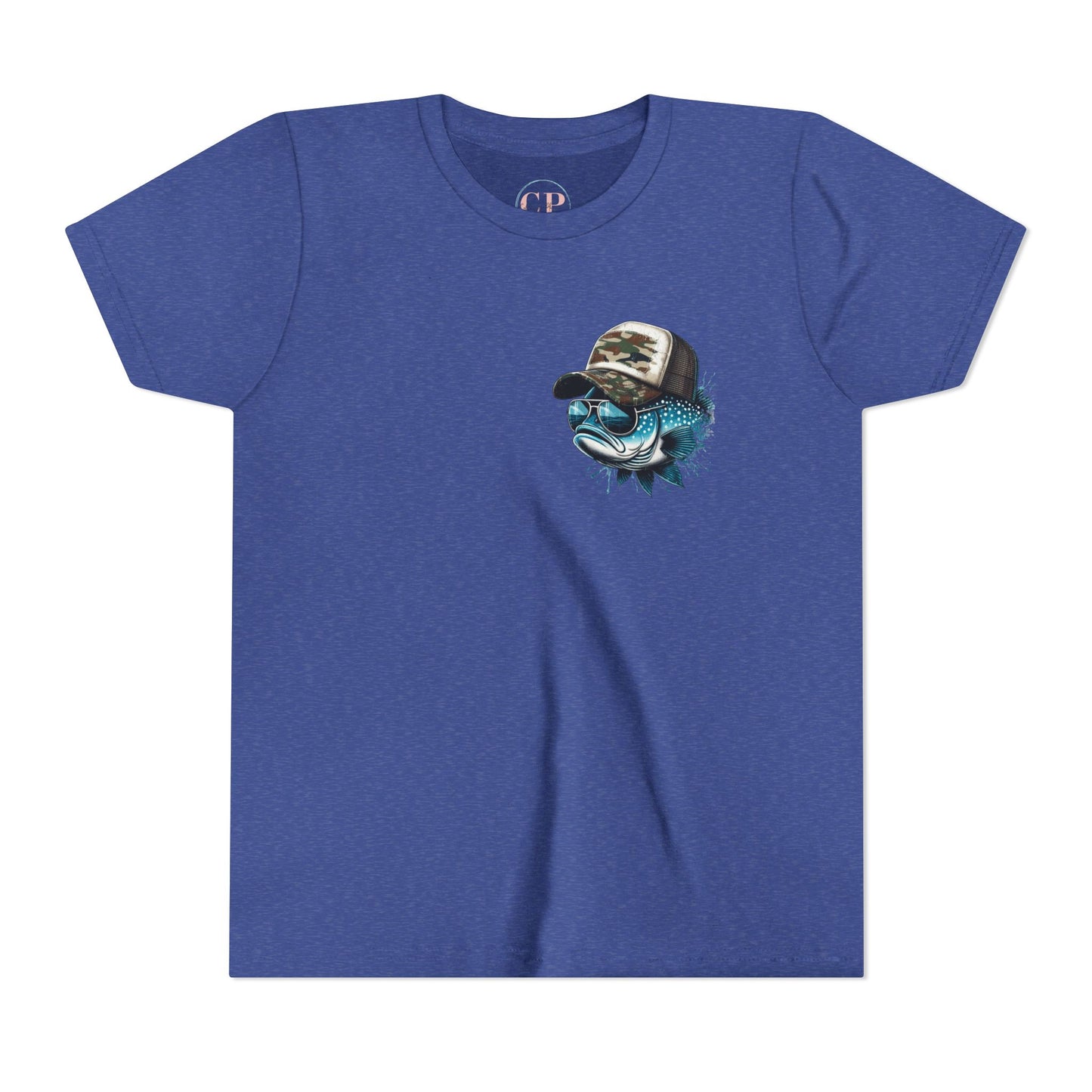 Kids Fishing Tee - CaffeinatedPlanner Family Exclusive Design: 'Bait Boss'