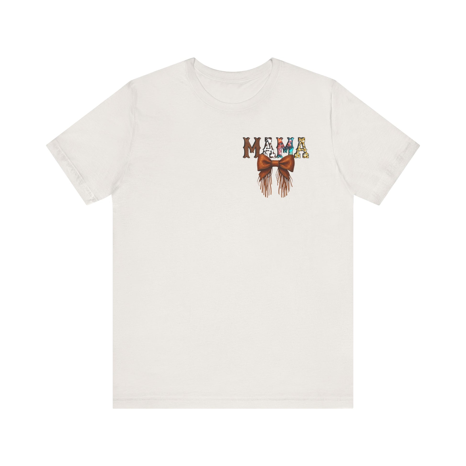 Western Mama Unisex Tee with Turquoise and Sunflower Design