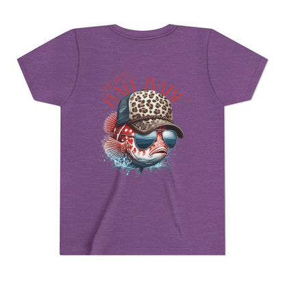 Kids Fishing Tee - CaffeinatedPlanner Family Exclusive Design: 'Bait Babe'