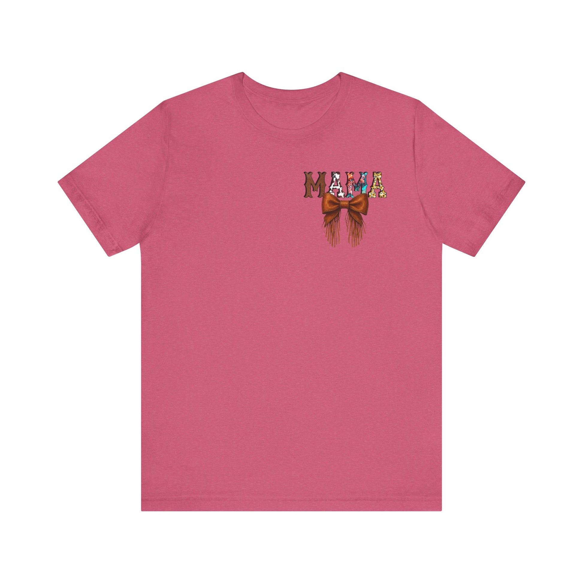 Western Mama Unisex Tee with Turquoise and Sunflower Design