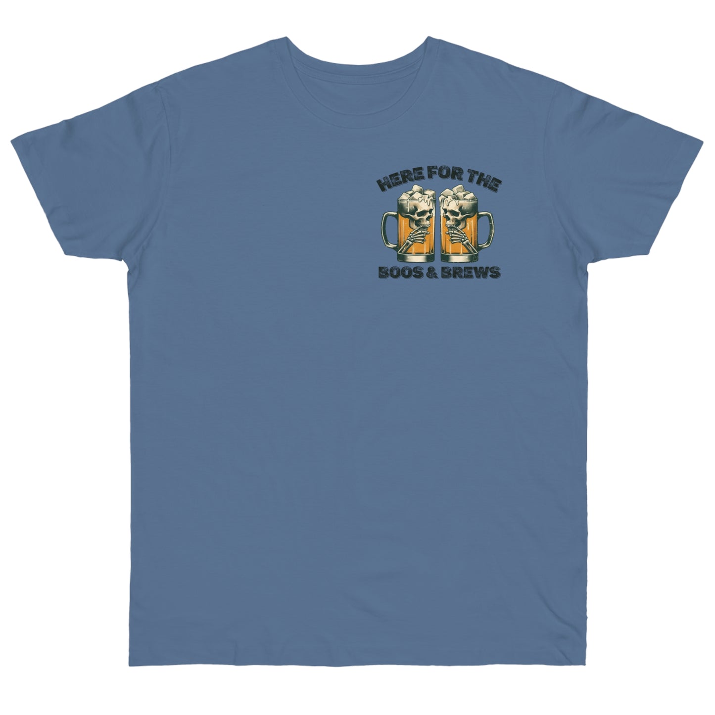 Halloween Beer Mug Tee - Here for the Boos & Brews