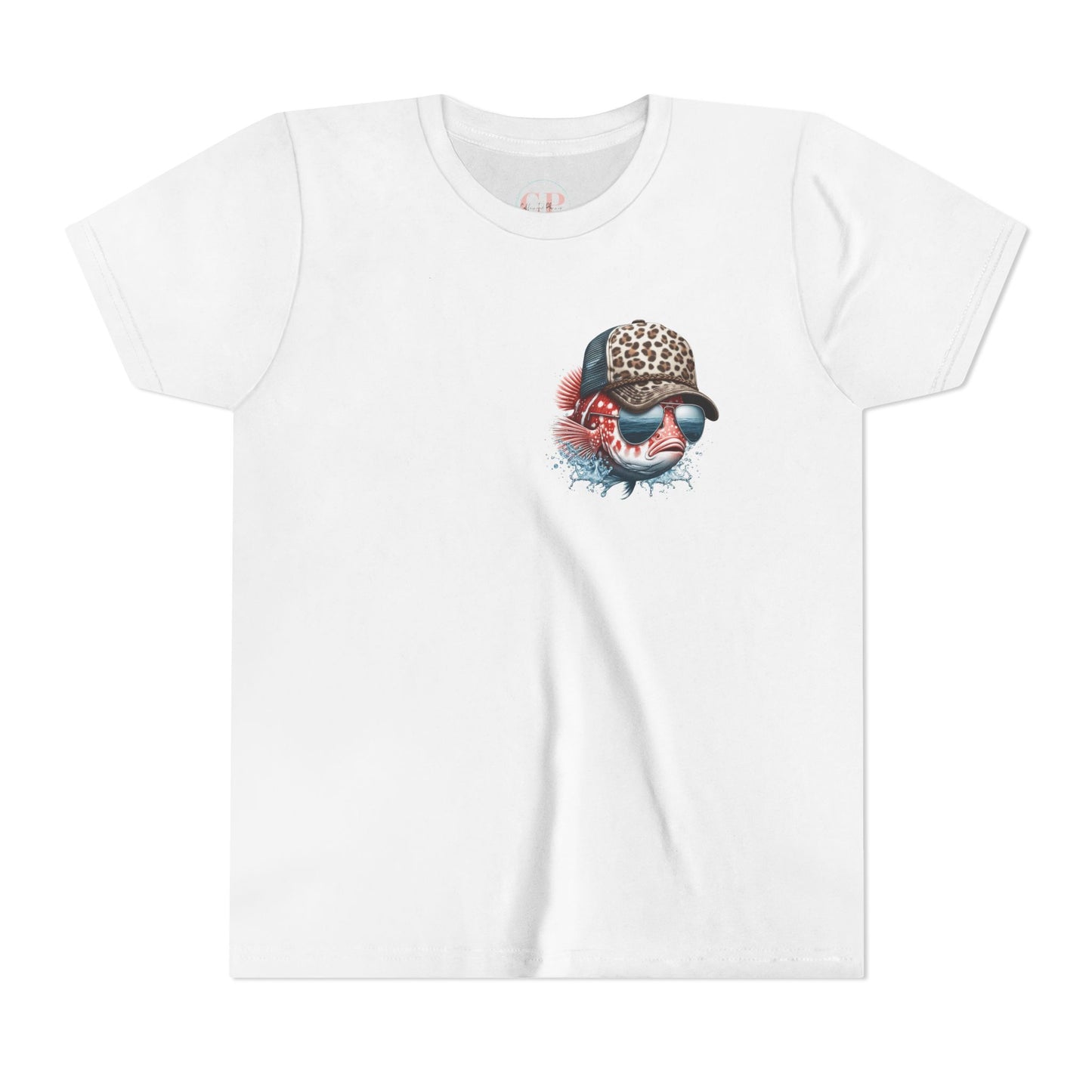 Kids Fishing Tee - CaffeinatedPlanner Family Exclusive Design: 'Bait Babe'