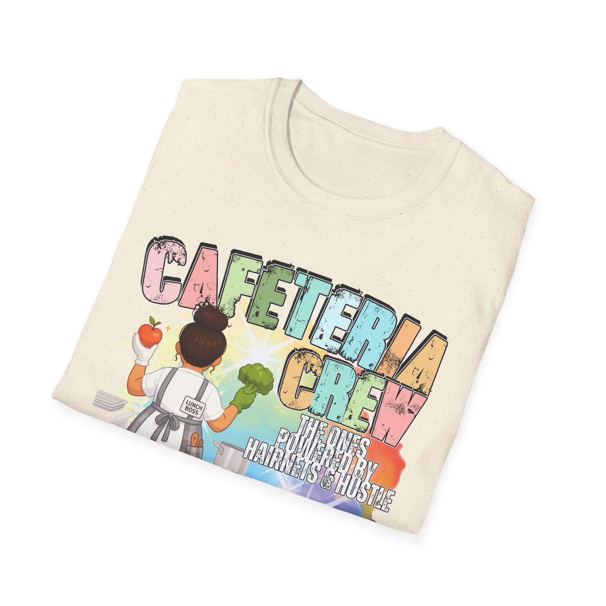 Cafeteria Crew for School Staff - Don't Forget Your Fruits and Vegetables * Front Design Only