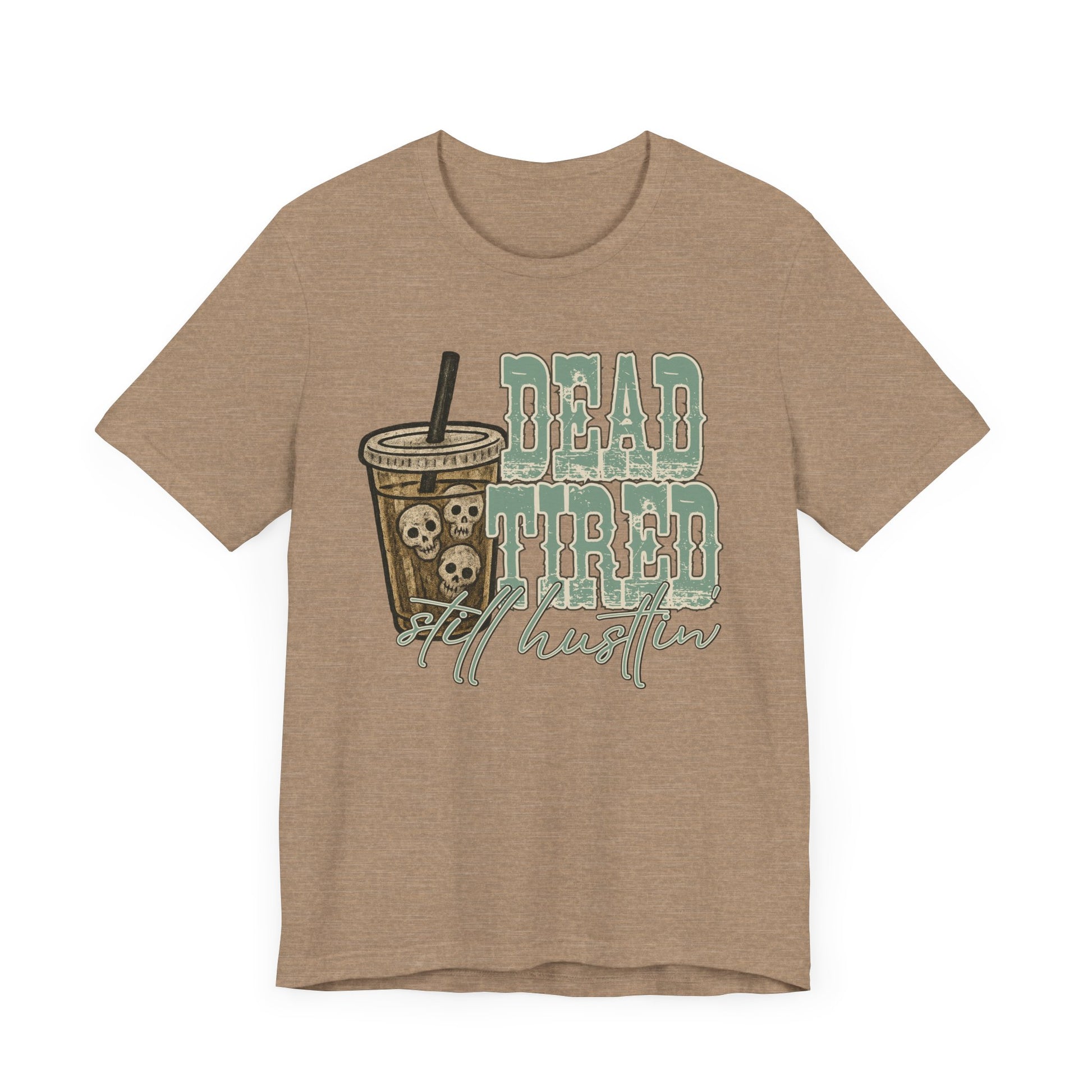 Skeleton Head Iced Coffee Unisex Tee