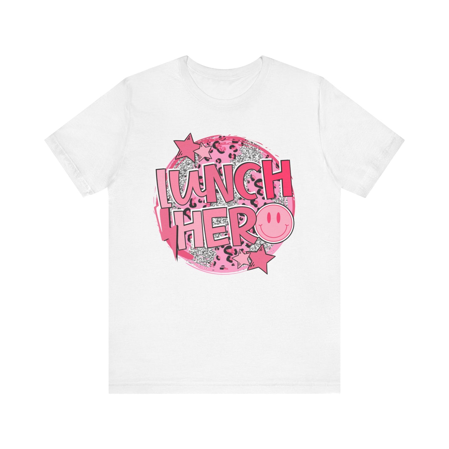 Lunch Hero Unisex Tee - Cafeteria Staff Shirt * Front Design Only