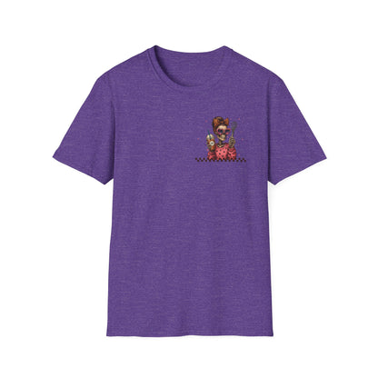 Lunch Lady Unisex T-Shirt - Running on Iced Coffee & School Lunch Schedules