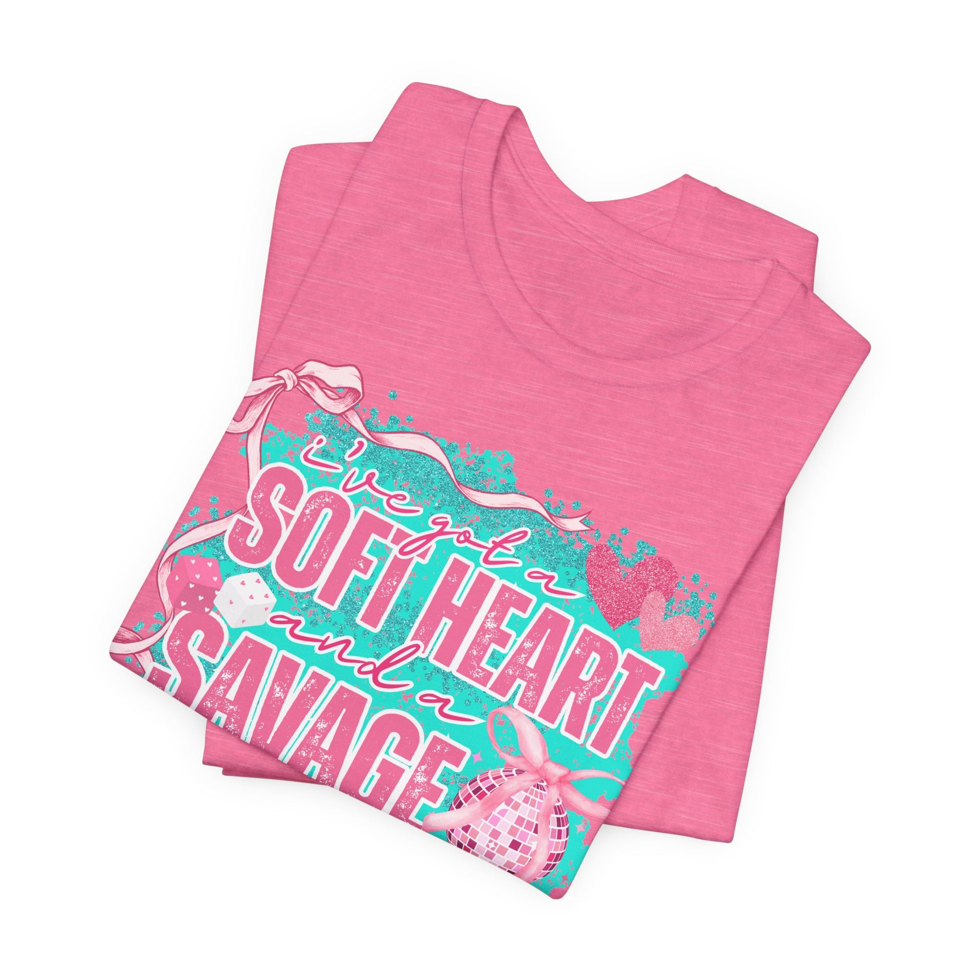 Savage Mouth Graphic Tee - Soft Hearted Apparel, Unisex T-Shirt, Trendy Casual Wear, Fun Gift for Friends, Statement Top