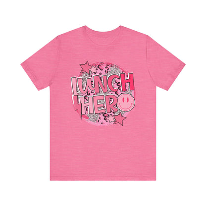 Lunch Hero Unisex Tee - Cafeteria Staff Shirt * Front Design Only