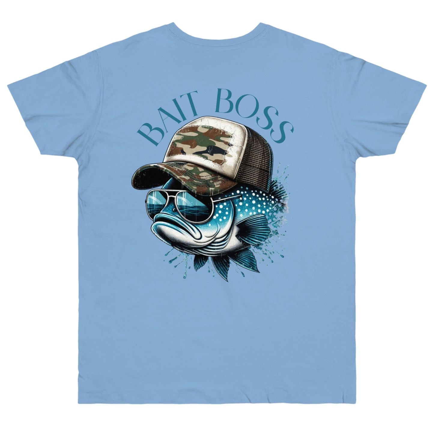 Fishing Enthusiast T-Shirt, Bait Boss Graphic Tee, Outdoor Apparel, Fishing Gift, Summer Outfit, Angler's Favorite