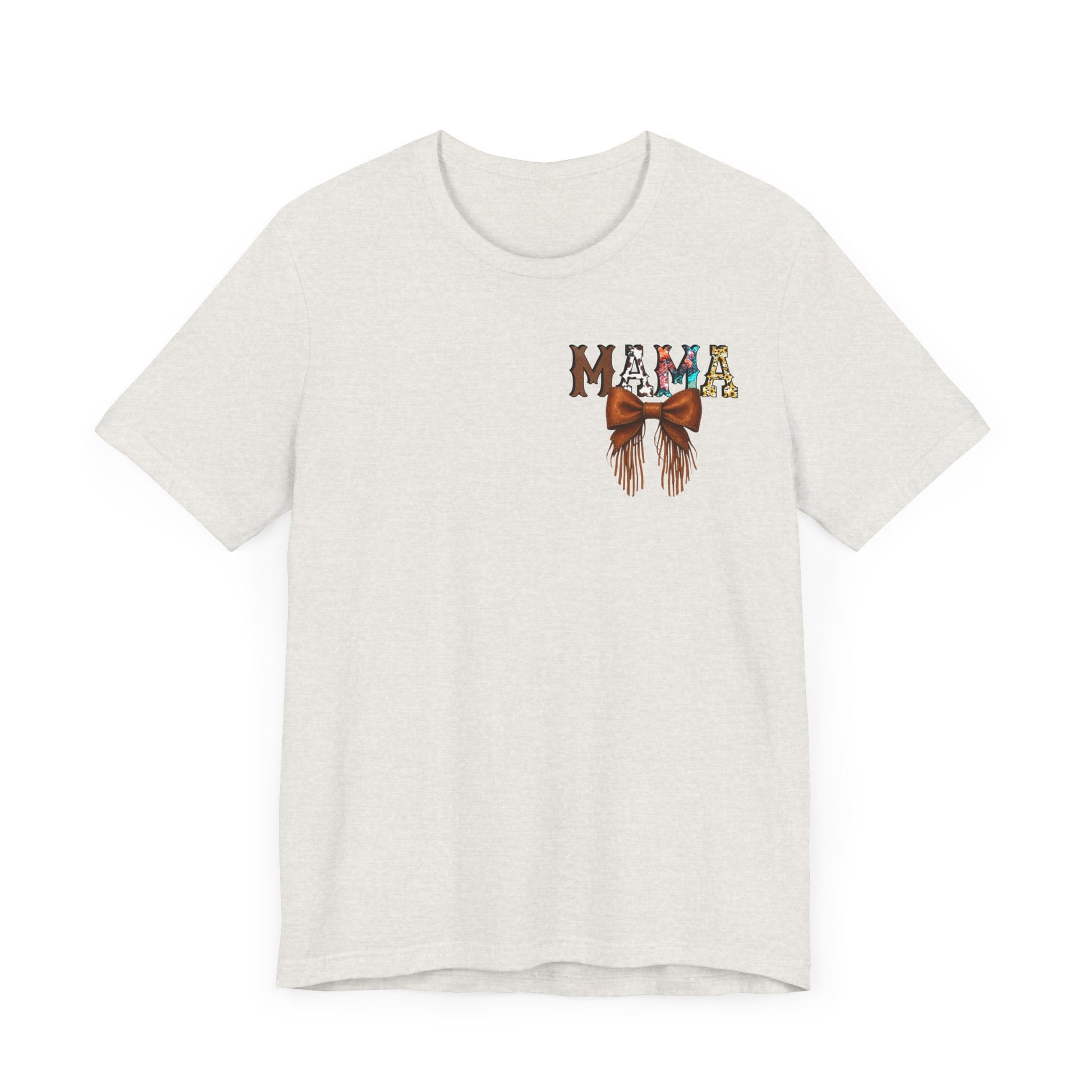 Western Mama Unisex Tee with Turquoise and Sunflower Design