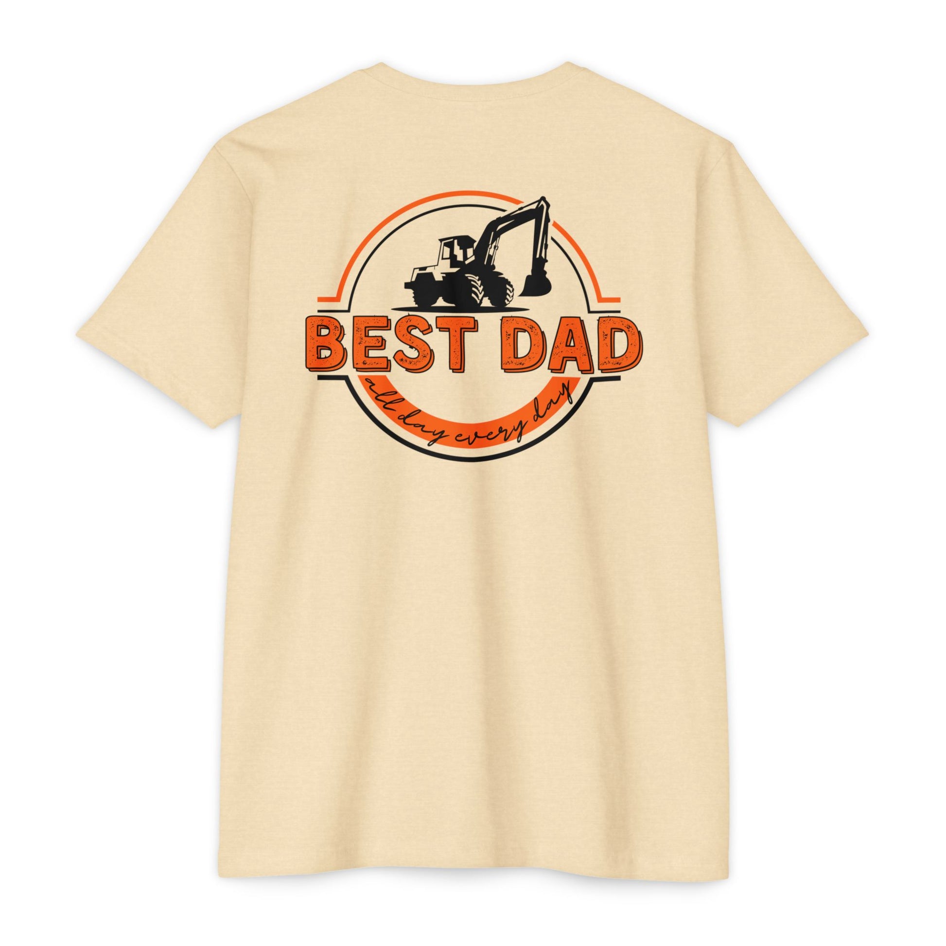 Best Dad Unisex T-Shirt, Father's Day Gift, Construction Dad Tee, Casual Wear, Birthday Present for Him