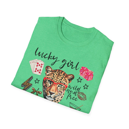Leopard Lucky Girl T-Shirt