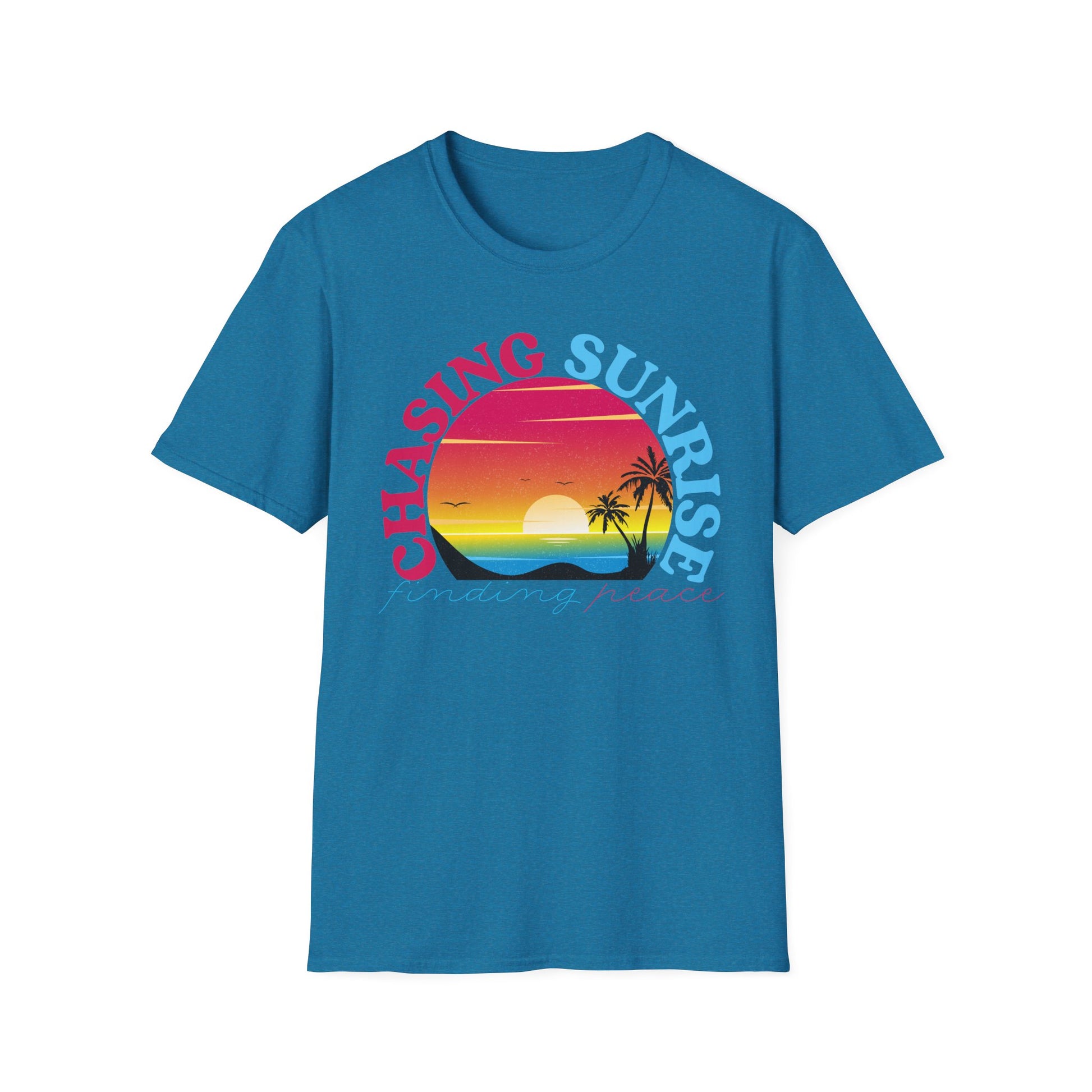 Chasing Sunrise, Finding Peace Unisex T-Shirt