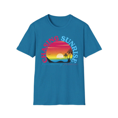 Chasing Sunrise, Finding Peace Unisex T-Shirt