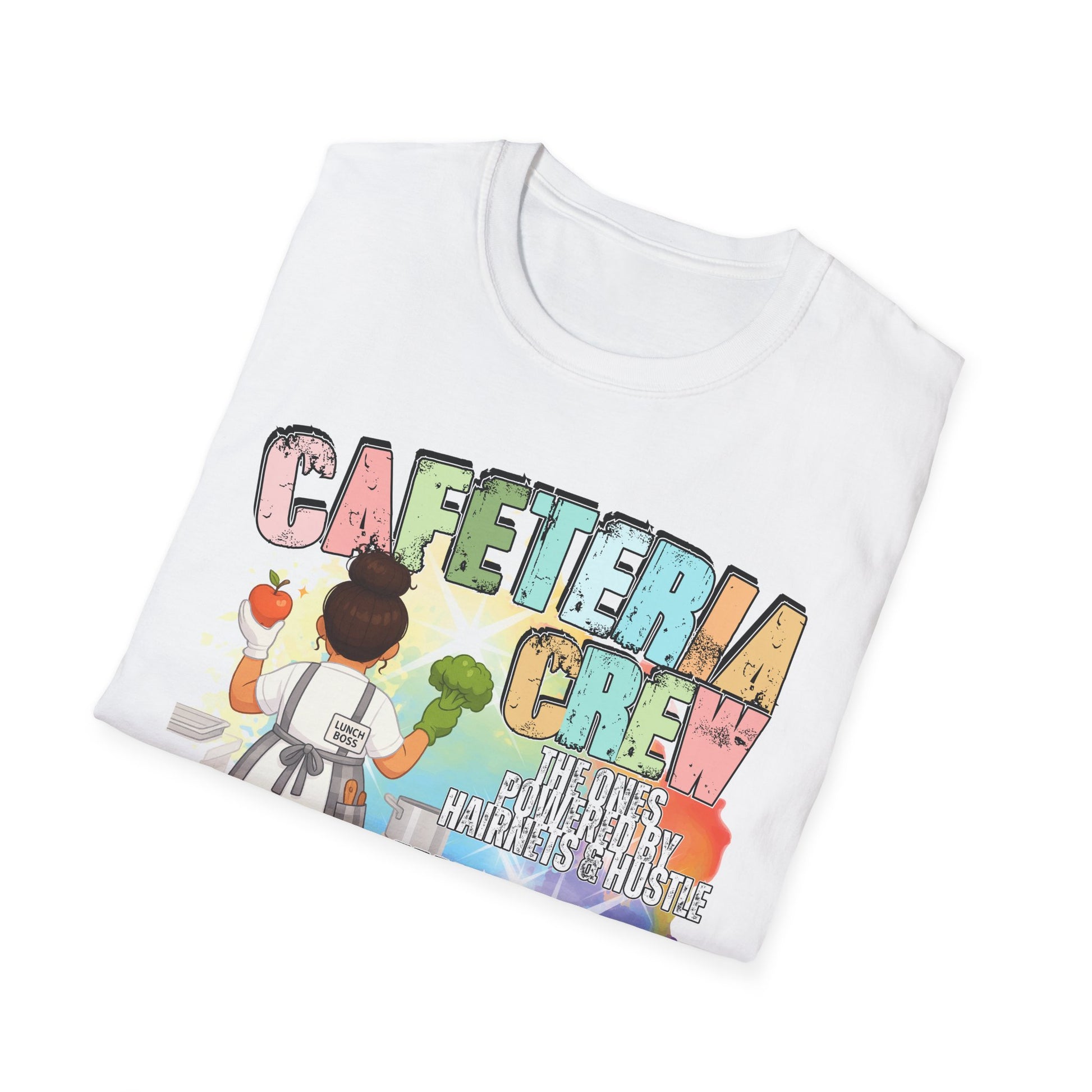 Cafeteria Crew for School Staff - Don't Forget Your Fruits and Vegetables * Front Design Only