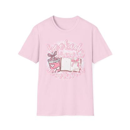 Booked Brewed Unisex T-Shirt for Book Lovers