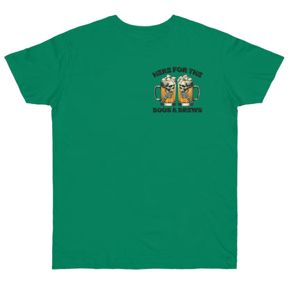 Halloween Beer Mug Tee - Here for the Boos & Brews