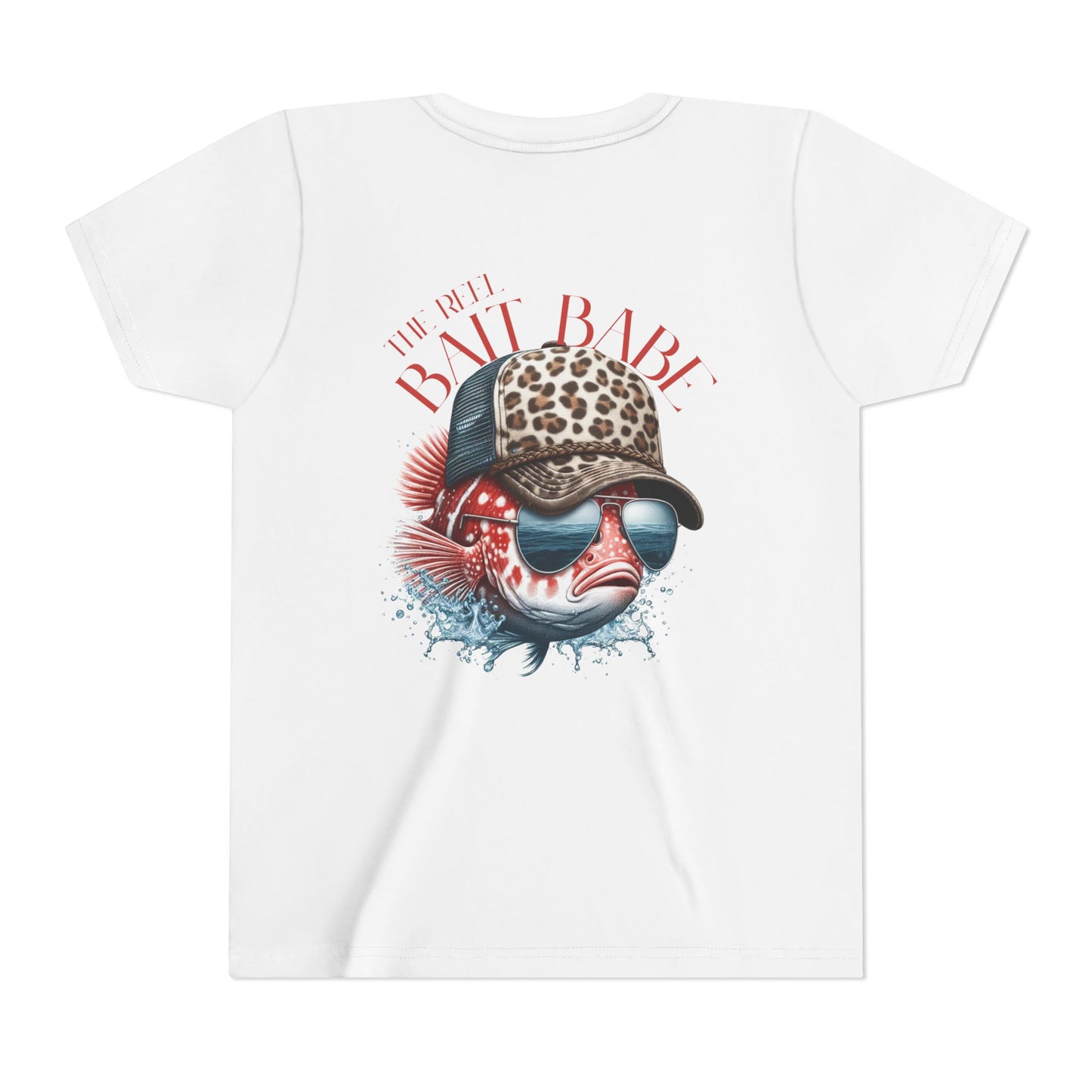 Kids Fishing Tee - CaffeinatedPlanner Family Exclusive Design: 'Bait Babe'