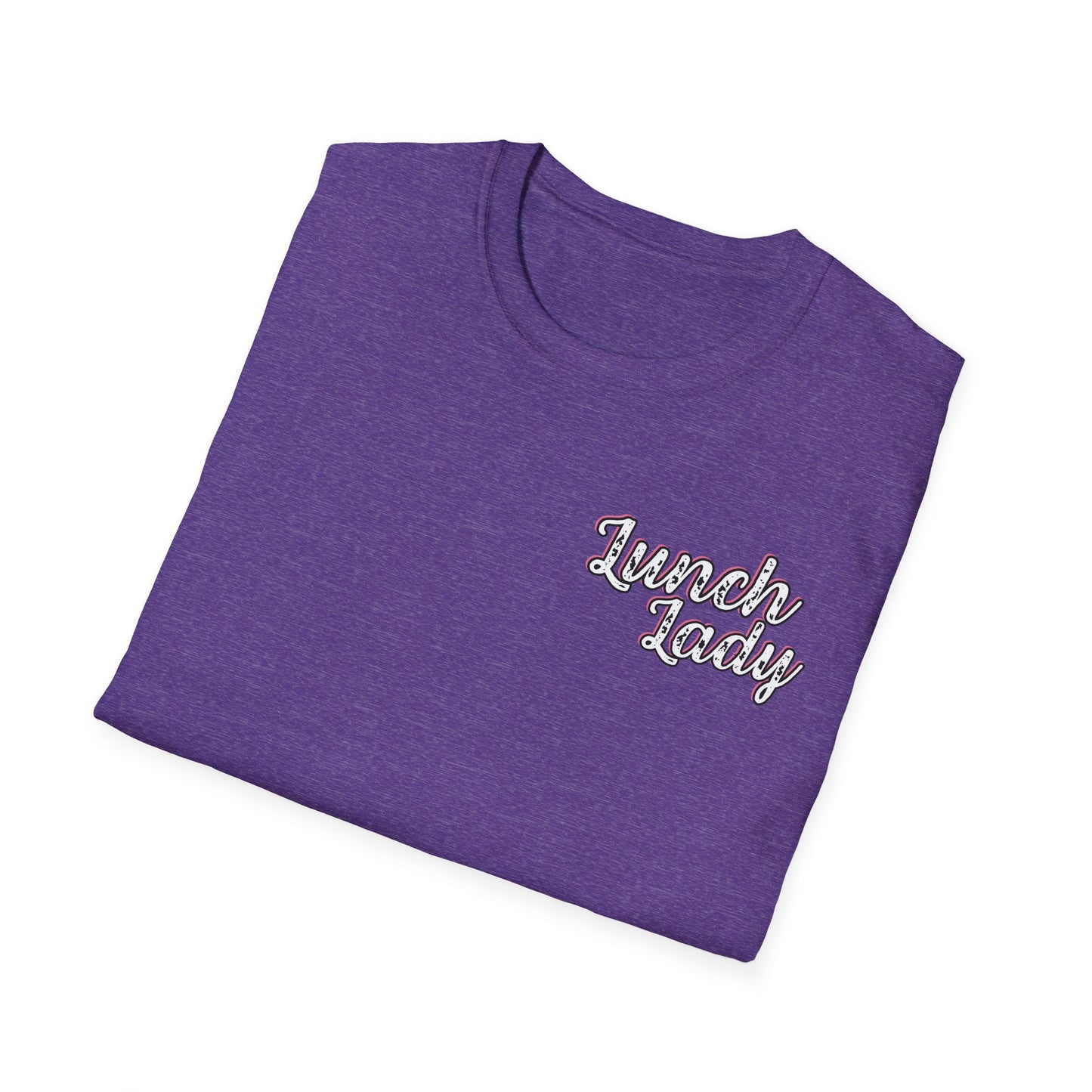 Lunch Lady Checkered Spades T-Shirt * Front and Back Design