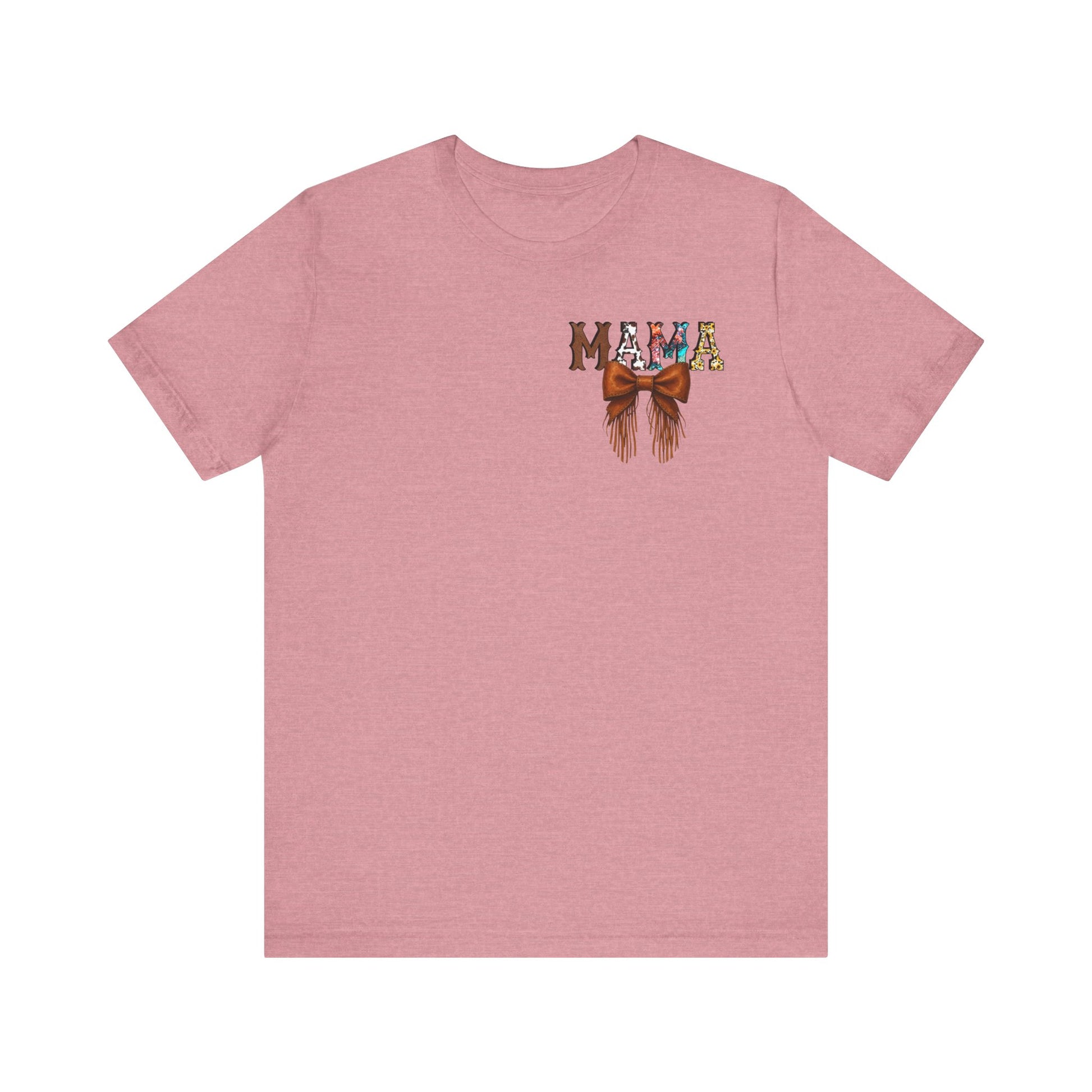 Western Mama Unisex Tee with Turquoise and Sunflower Design