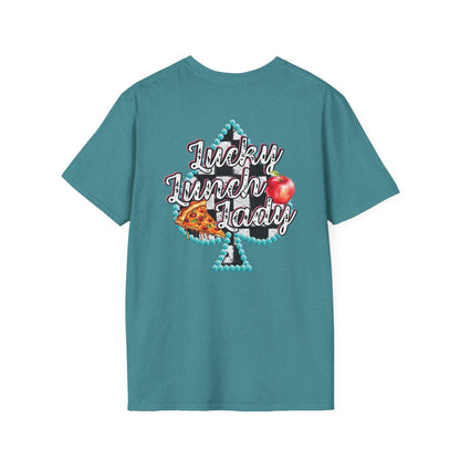 Lunch Lady Checkered Spades T-Shirt * Front and Back Design