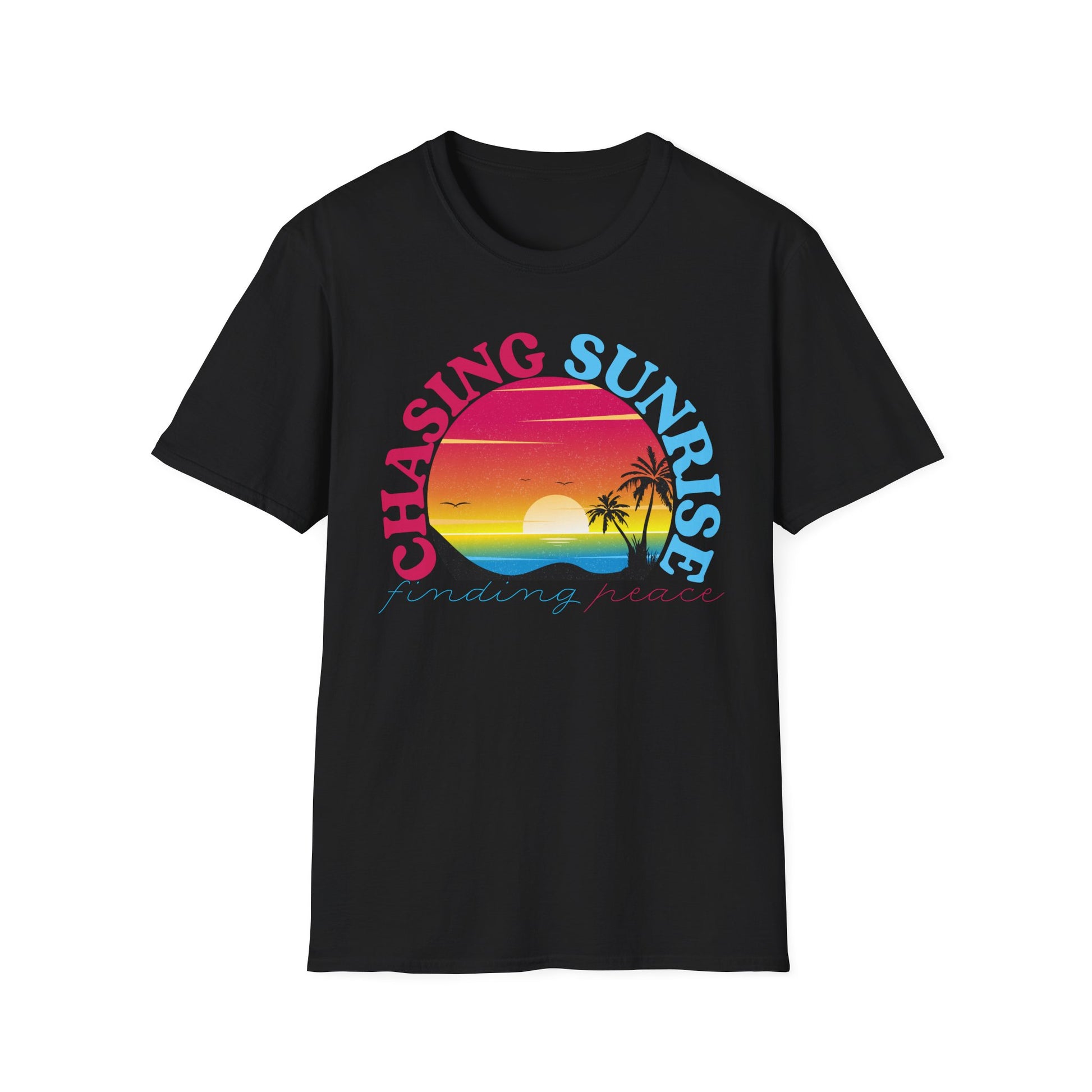 Chasing Sunrise, Finding Peace Unisex T-Shirt