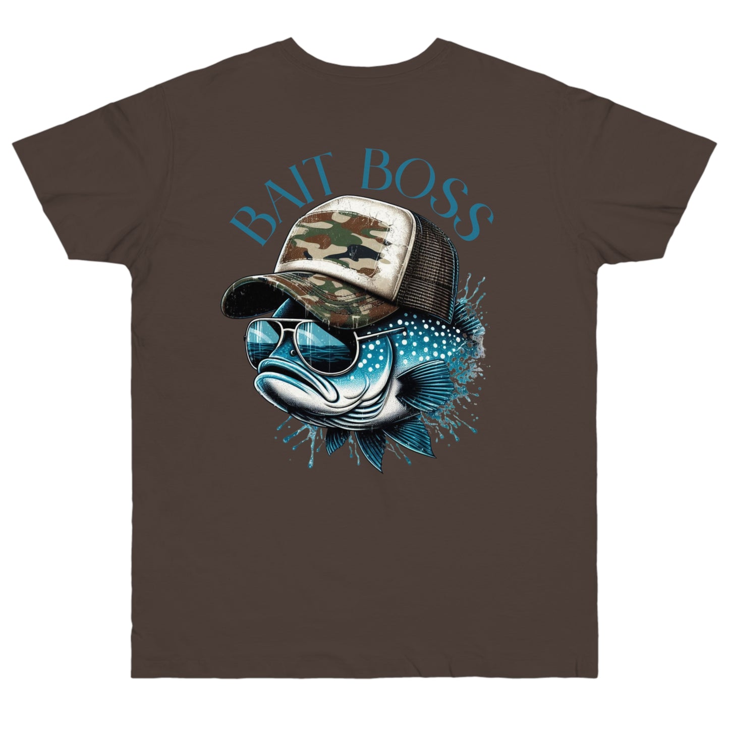 Fishing Enthusiast T-Shirt, Bait Boss Graphic Tee, Outdoor Apparel, Fishing Gift, Summer Outfit, Angler's Favorite
