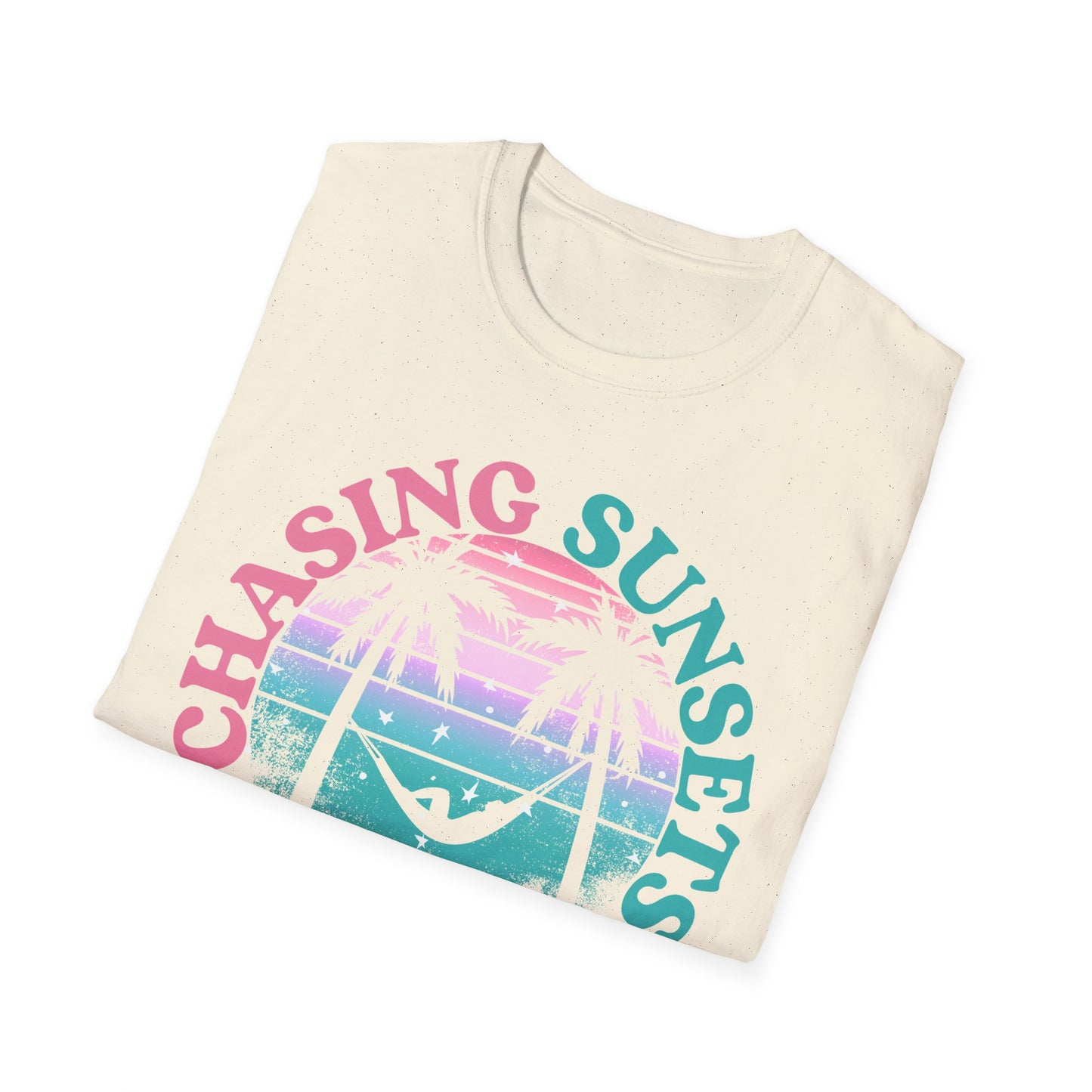 Chasing Sunsets, Finding Peace Unisex T-Shirt