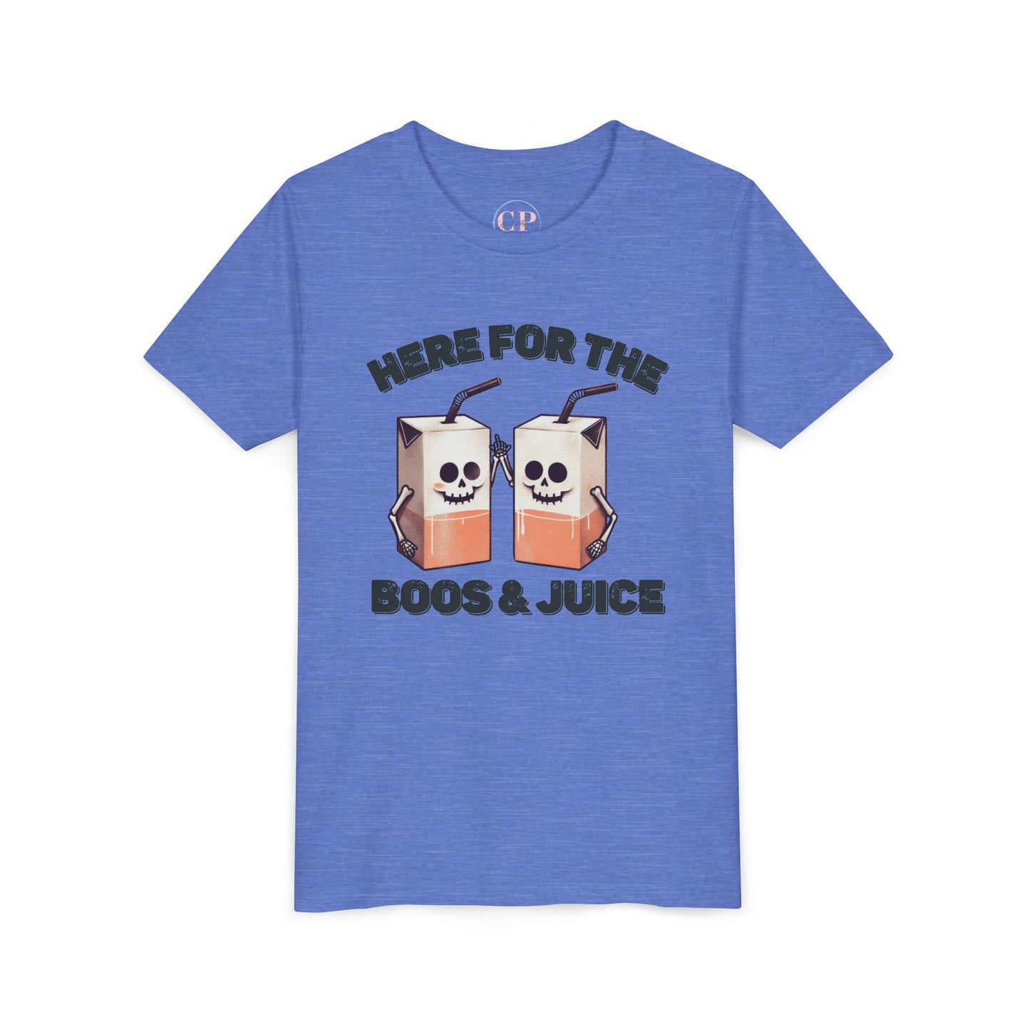 Kids Halloween T-Shirt - Here for the Boos  & Juice *Unisex tshirt*