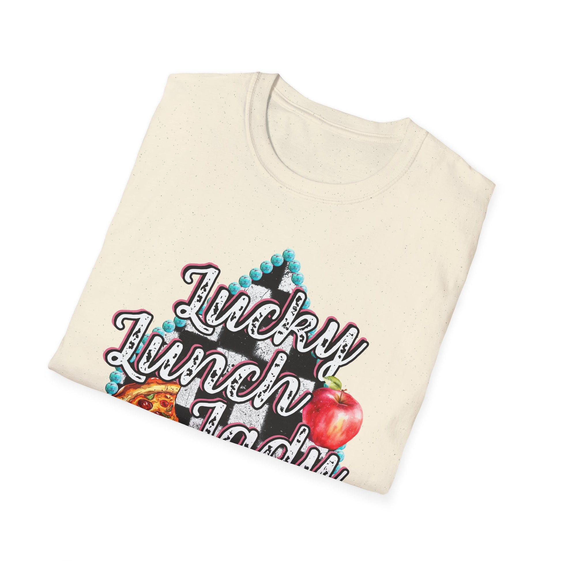 Lunch Lady Checkered Spades T-Shirt