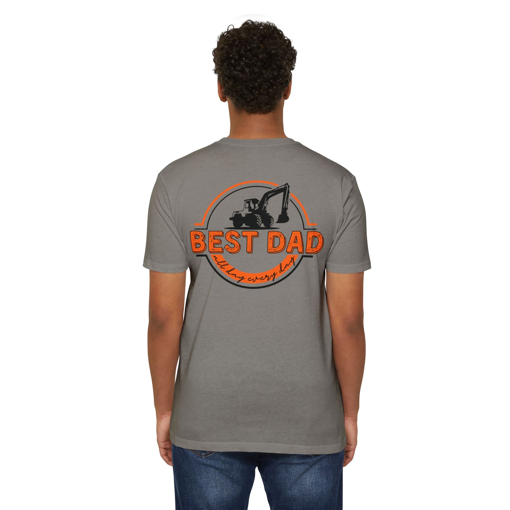 Best Dad Unisex T-Shirt, Father's Day Gift, Construction Dad Tee, Casual Wear, Birthday Present for Him