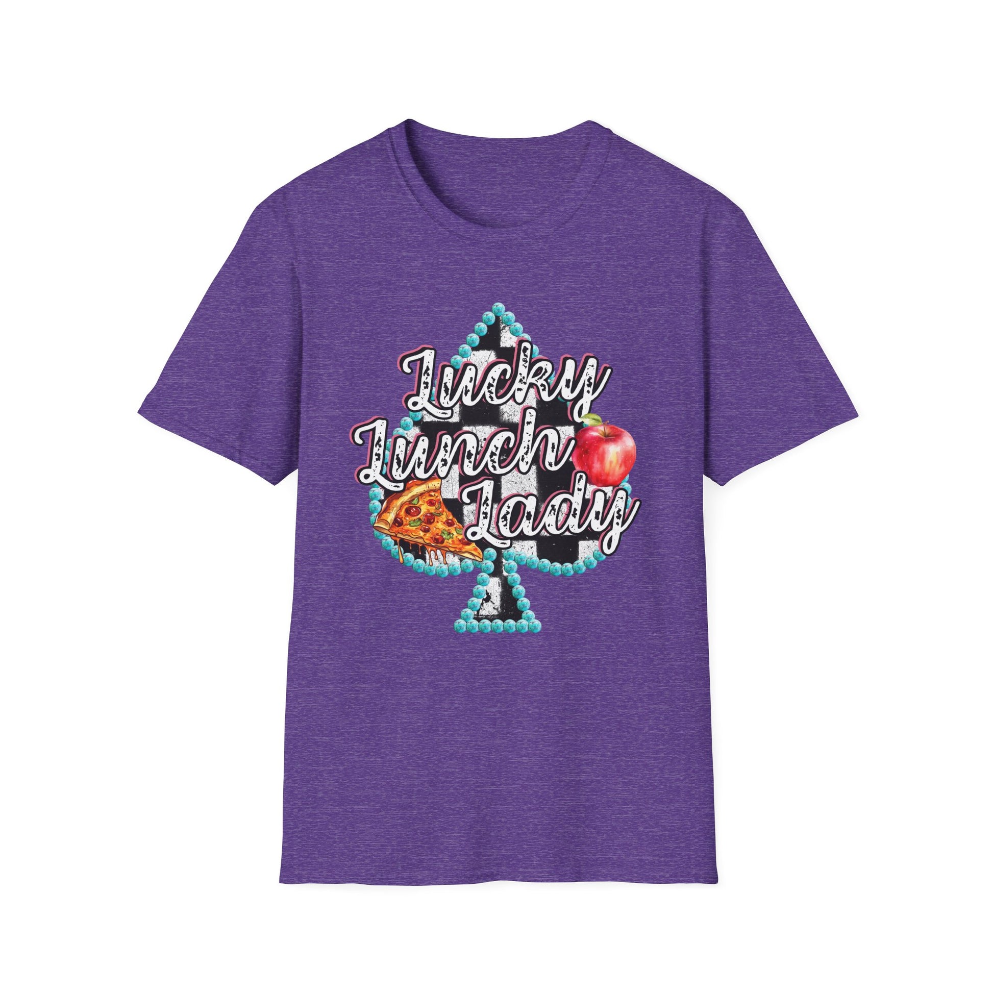 Lunch Lady Checkered Spades T-Shirt