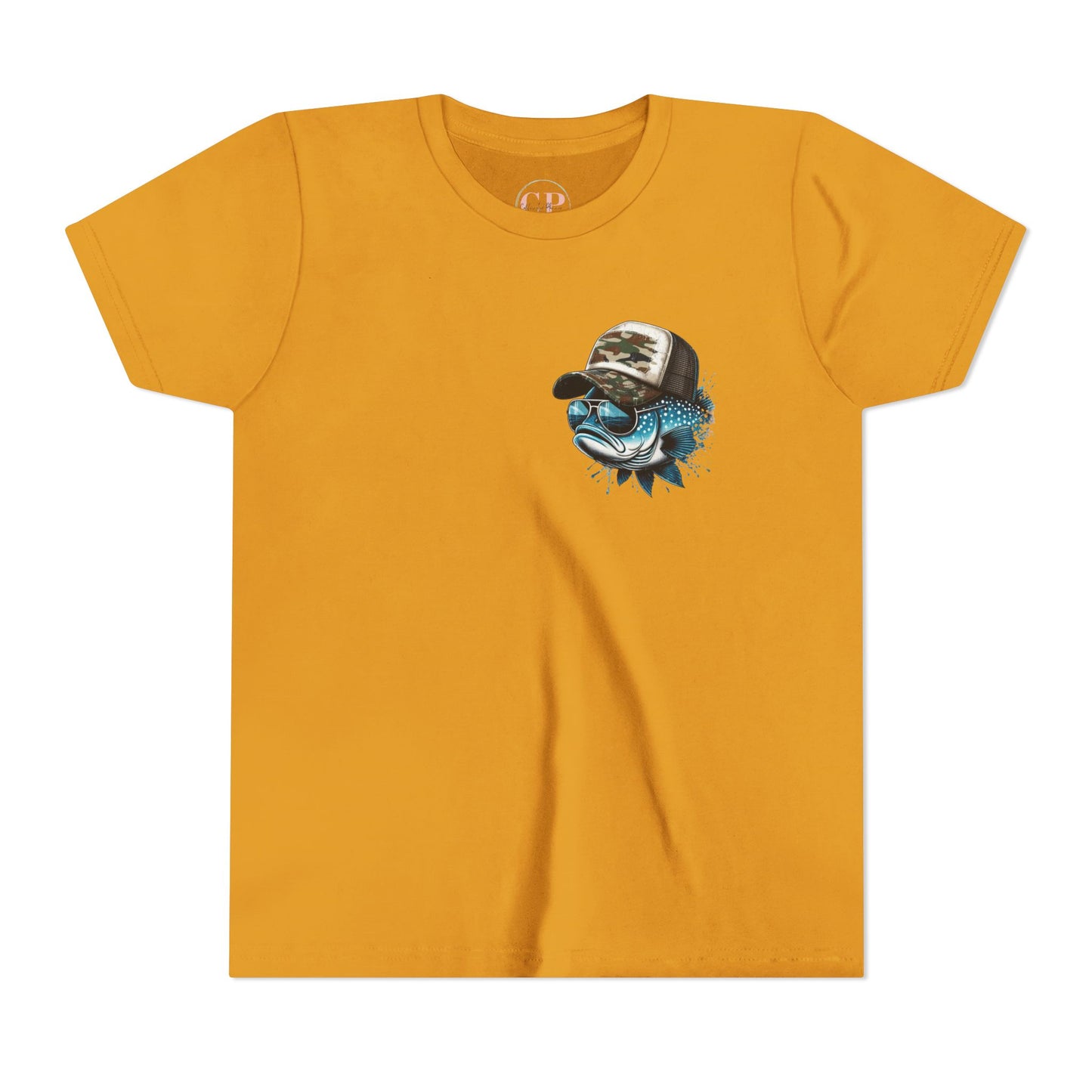 Kids Fishing Tee - CaffeinatedPlanner Family Exclusive Design: 'Bait Boss'