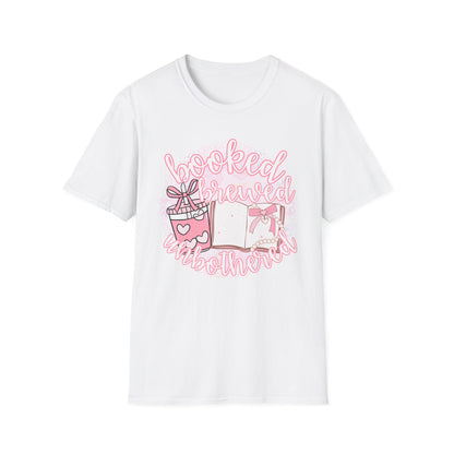 Booked Brewed Unisex T-Shirt for Book Lovers