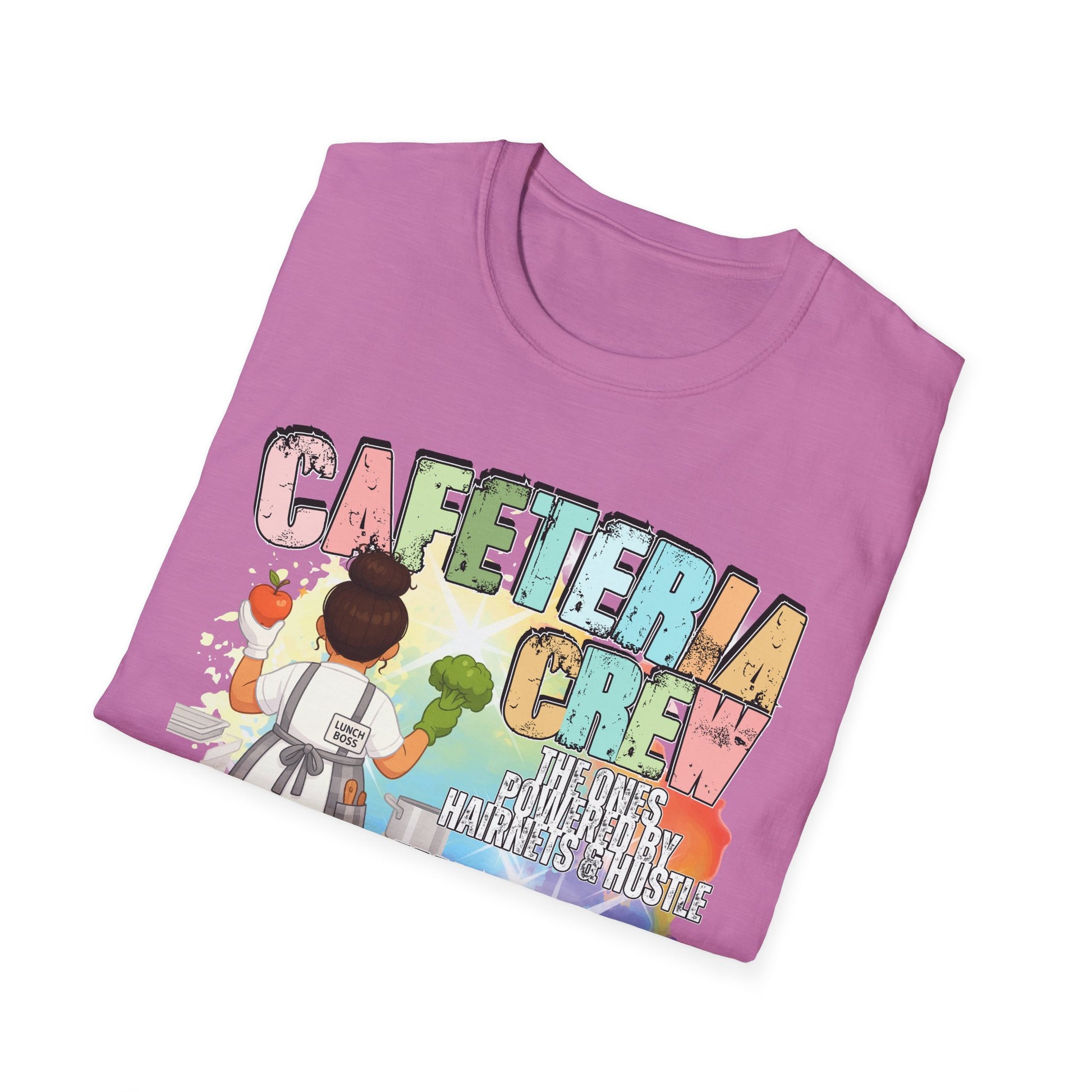 Cafeteria Crew for School Staff - Don't Forget Your Fruits and Vegetables * Front Design Only