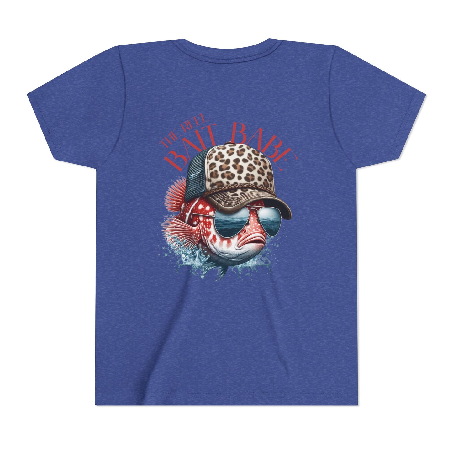 Kids Fishing Tee - CaffeinatedPlanner Family Exclusive Design: 'Bait Babe'