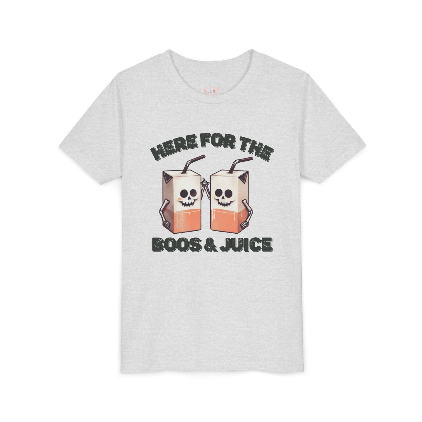 Kids Halloween T-Shirt - Here for the Boos  & Juice *Unisex tshirt*