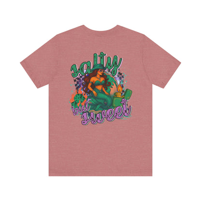 Short Sleeve Tee - Western Mermaid Baddie Design
