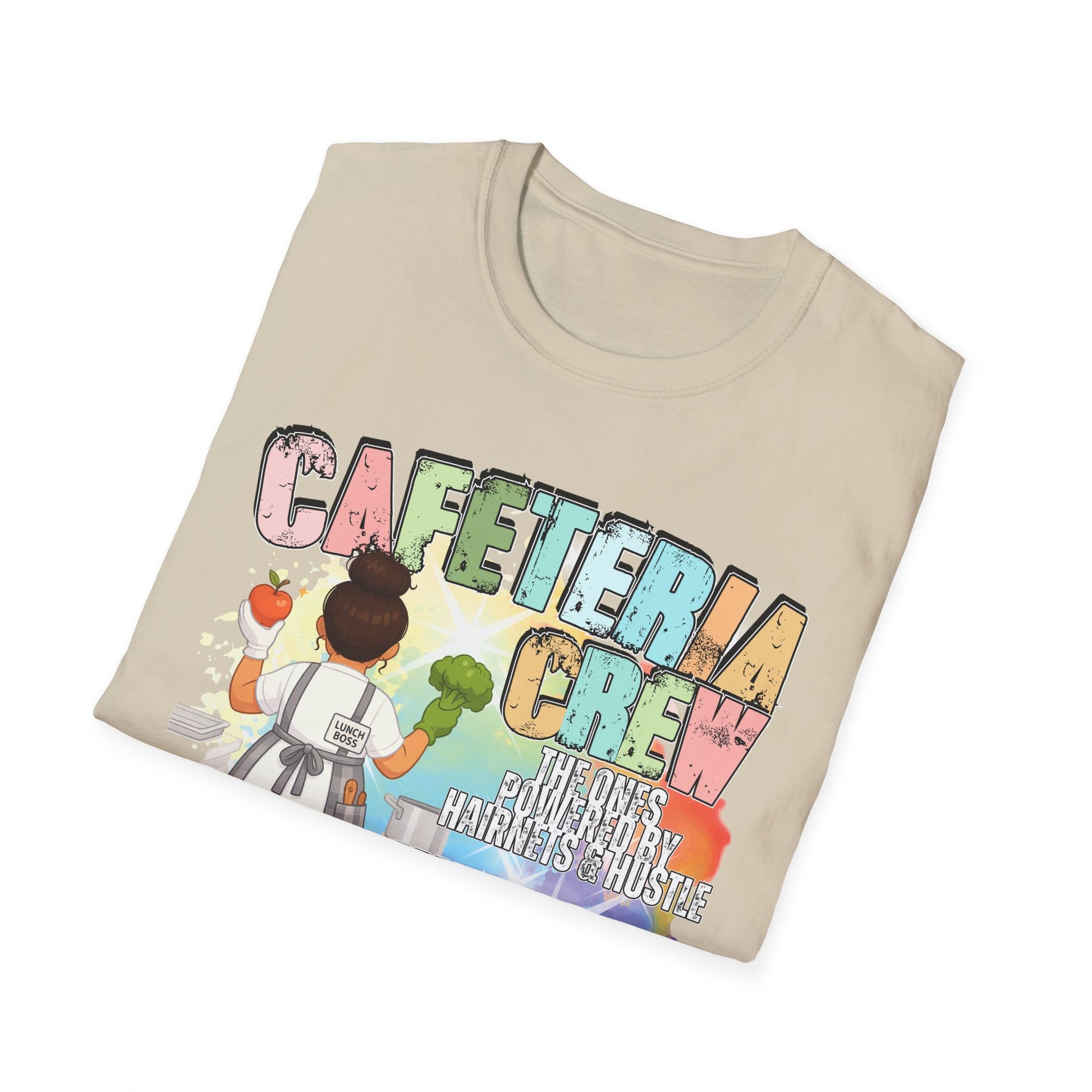Cafeteria Crew for School Staff - Don't Forget Your Fruits and Vegetables * Front Design Only