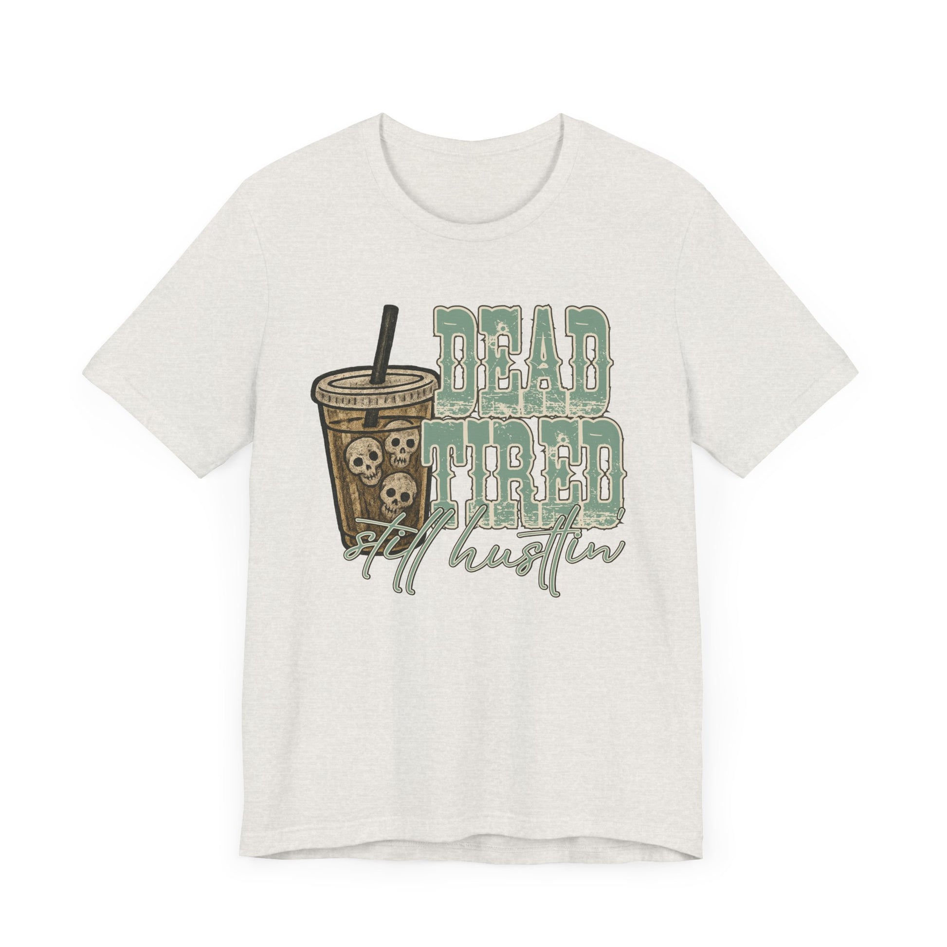 Skeleton Head Iced Coffee Unisex Tee