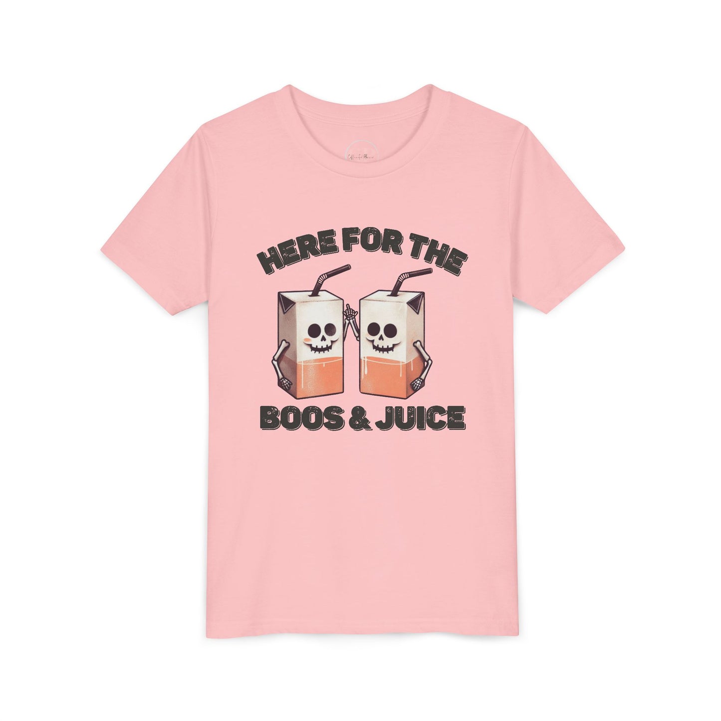 Kids Halloween T-Shirt - Here for the Boos  & Juice *Unisex tshirt*
