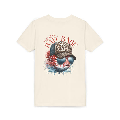 Kids Fishing Tee - CaffeinatedPlanner Family Exclusive Design: 'Bait Babe'