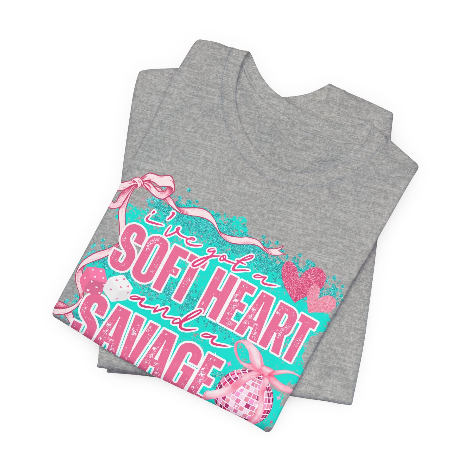 Savage Mouth Graphic Tee - Soft Hearted Apparel, Unisex T-Shirt, Trendy Casual Wear, Fun Gift for Friends, Statement Top