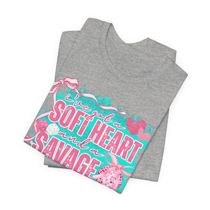 Savage Mouth Graphic Tee - Soft Hearted Apparel, Unisex T-Shirt, Trendy Casual Wear, Fun Gift for Friends, Statement Top