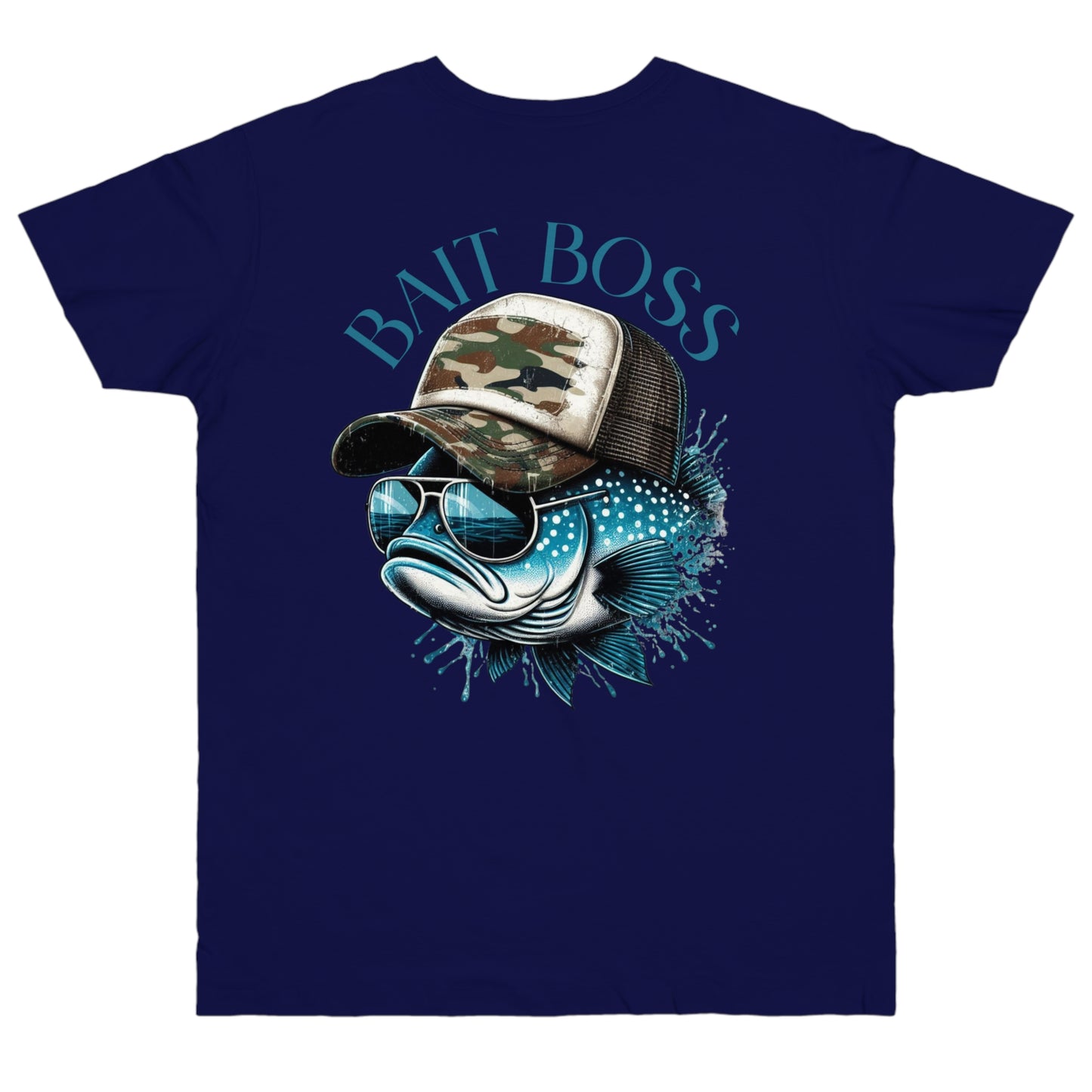 Fishing Enthusiast T-Shirt, Bait Boss Graphic Tee, Outdoor Apparel, Fishing Gift, Summer Outfit, Angler's Favorite