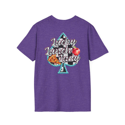 Lunch Lady Checkered Spades T-Shirt * Front and Back Design
