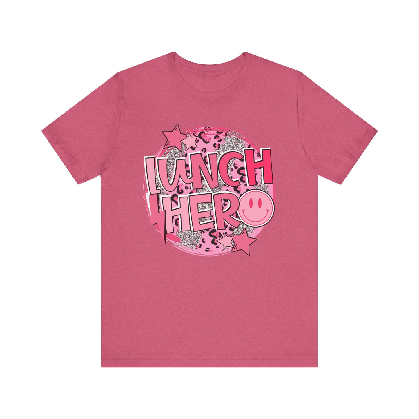 Lunch Hero Unisex Tee - Cafeteria Staff Shirt * Front Design Only